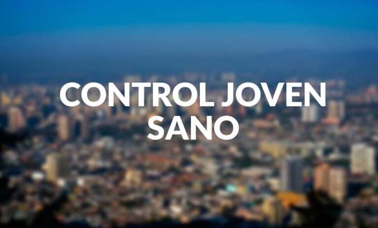 Control De Joven Sano